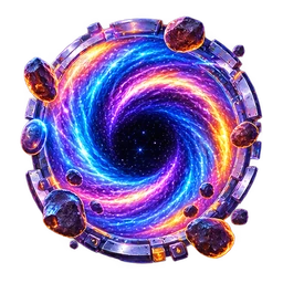 Wormhole Portal symbol art